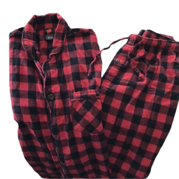 Hanes Other - Hanes Flannel Pajama Set Size S